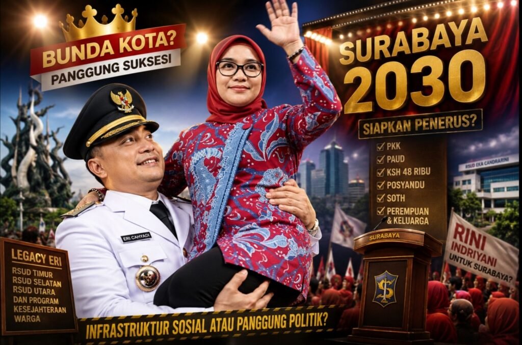 Pilkada Surabaya 2030: Eri Cahyadi Siapkan Panggung Rini Indriyani?