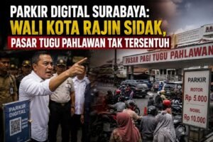 Parkir Digital Surabaya: Wali Kota Rajin Sidak, Pasar Tugu Pahlawan Tak Tersentuh