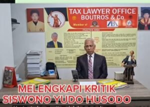 Direktur AHBI Petrus Loyani Mendukung Kritik  Siswono Yudo Husodo terkait Pajak Mall